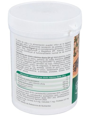 Confort Digest Papaya   Envase 180 G.(15 Dias) de Dielisa®