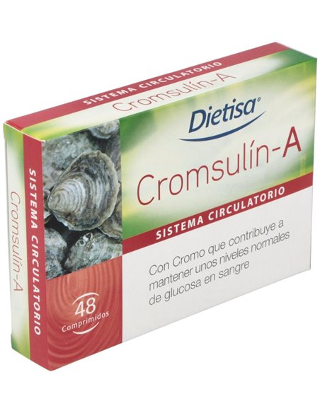 Cromsulín-A  Envase 48 Comp.(24 Días) de Dielisa®