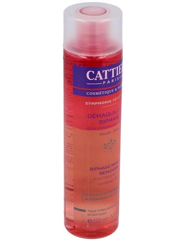 Desmaquillador Bifasico Ojos Sensibles-Labios150Ml de Cattier