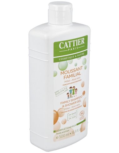 Gel De Ducha Y Champu Familiar S/S 500Ml de Cattier
