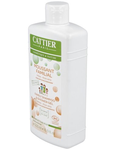 Gel De Ducha Y Champu Familiar S/S 500Ml de Cattier