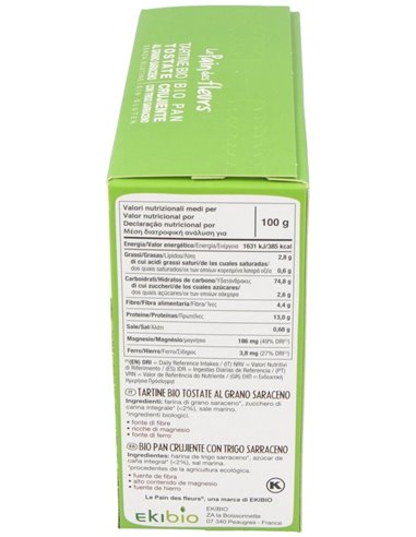 Cracker Trigo Sarraceno 150Gr. Bio Sg Vegan de Le Pain Des Fleurs