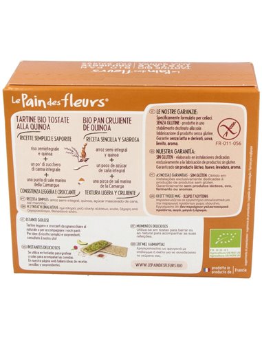 Cracker Quinoa 150Gr.Bio Sg Vegan de Le Pain Des Fleurs