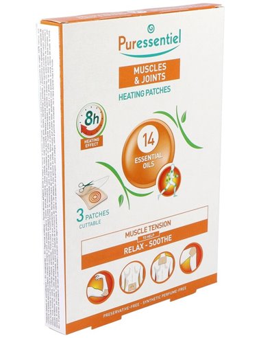Articulaciones Y Musculos Con Calor 14 Ae 3Parches de Puressentiel