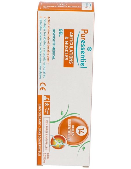 Gel Articulaciones Y Musculos Con 14 Ae 60Ml. de Puressentiel