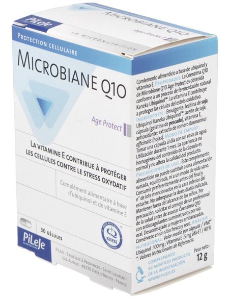 Microbiane Q10 Age Protect 30Cap. de Pileje