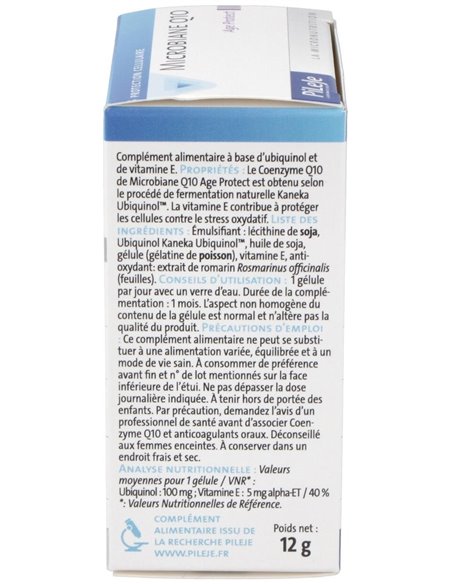 Microbiane Q10 Age Protect 30Cap. de Pileje