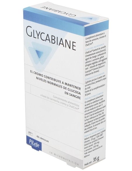 Glycabiane  60 cápsulas de Pileje