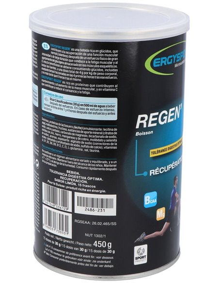 Ergysport Regen 450Gr. de Nutergia