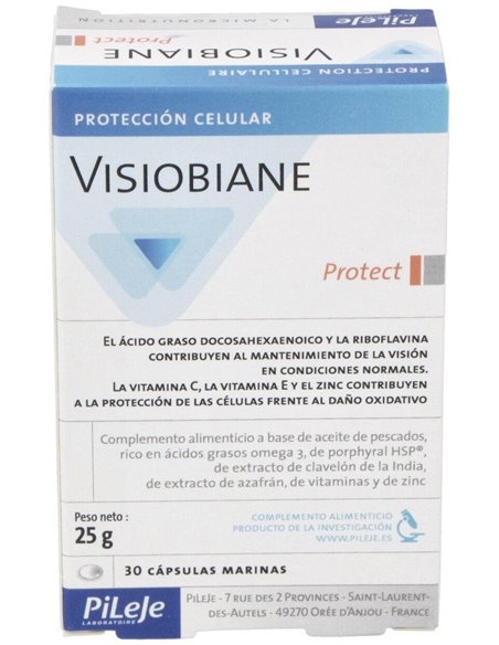 Visiobiane Protect 30 cápsulas de Pileje
