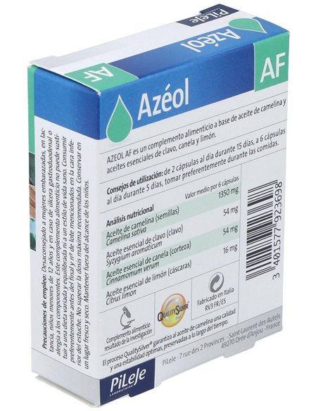 Azeol Af 30 cápsulas de Pileje