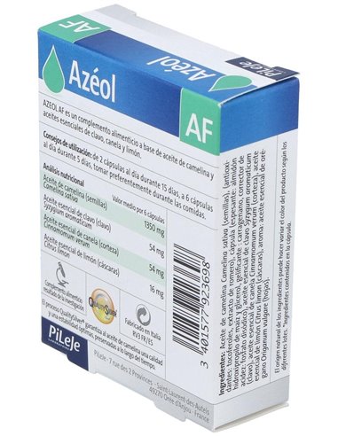 Azeol Af 30 cápsulas de Pileje