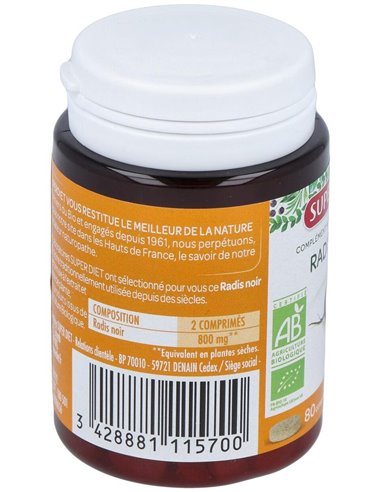 Rabano Negro Bio 80Comp. de Superdiet