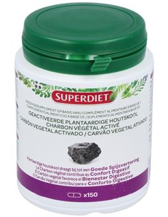 Carbon Vegetal Activado 150Cap. Agbio de Superdiet 2
