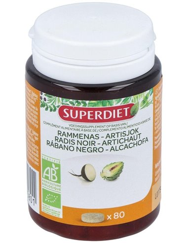 Rabano Negro+Alcachofa 80Comp. de Superdiet