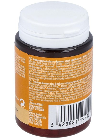 Rabano Negro+Alcachofa 80Comp. de Superdiet