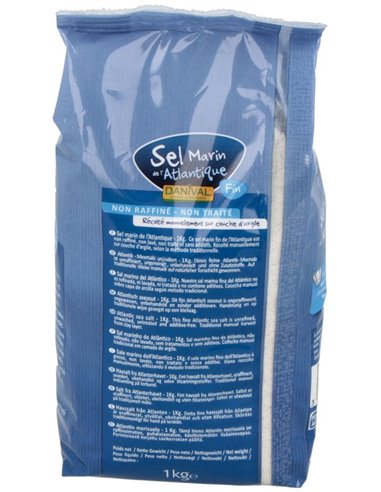 Sal Marina Atlantica Fina Sin Refinar 1Kg. de Danival