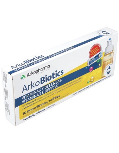 Arkobiotics Vitaminas Y Defensas Adultos 7Uni. de Arkopharma