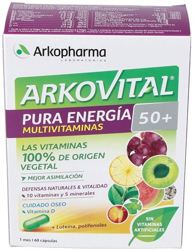 Arkovital Pura Energia Senior +50 60Cap. de Arkopharma