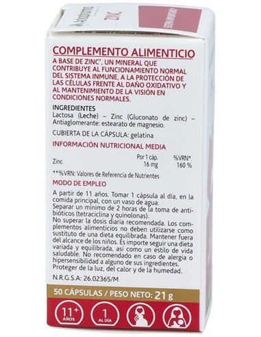 Arkovital Zinc 50Cap. de Arkopharma