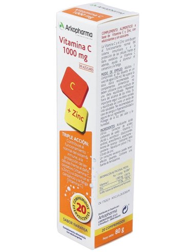 Arkovital Vitamina C 1000Mg 20Comp Efervescentes. de Arkopharma