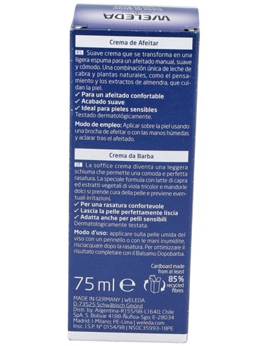 Crema de Afeitar (FOR MEN), 75ml  de Weleda