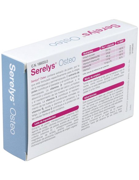 Serelys Osteo 30Cap. de Serelys
