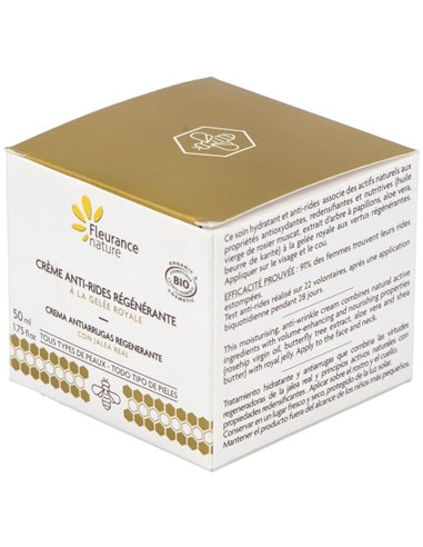 Crema Antiarrugas Regenerante Con Jalea 50Ml Bio de Fleurance Nature