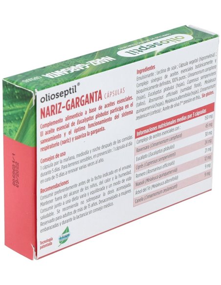 Olioseptil Sinus 15Cap. de Ineldea