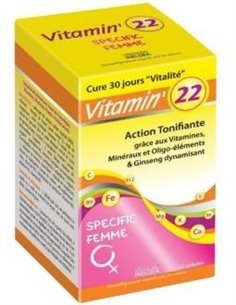 Vitamin 22 Vitaminas-Olig-Plantas Mujer 60Cap. de Ineldea 2