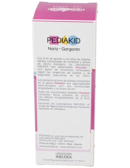 Pediakid Nariz-Garganta Jarabe 250Ml. de Ineldea