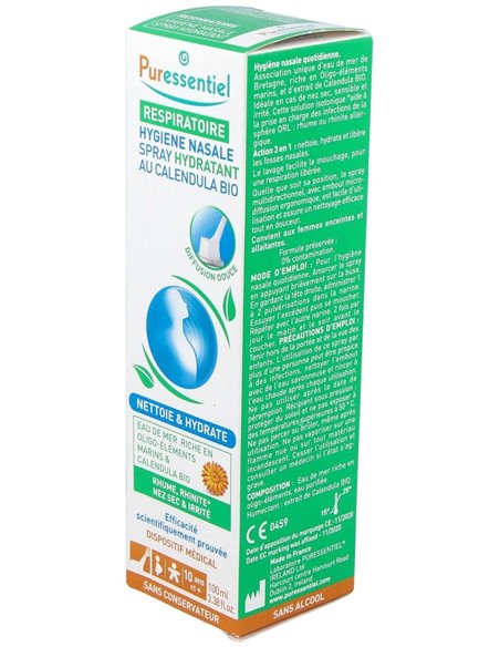 Spray Nasal Hidratante Con Calendula 100Ml.  Bio de Puressentiel