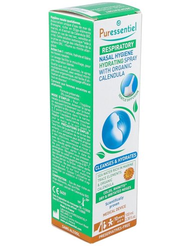 Spray Nasal Hidratante Con Calendula 100Ml.  Bio de Puressentiel