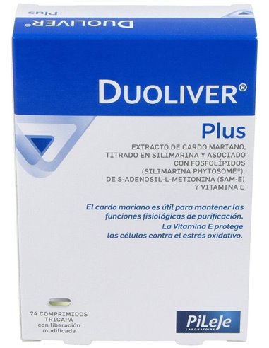 Duoliver Plus 24 comprimidos de Pileje