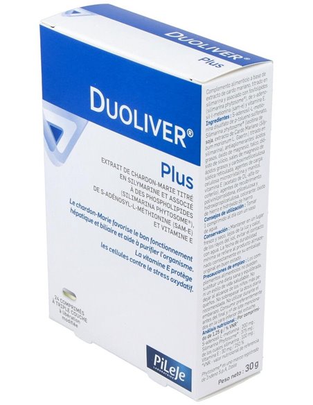 Duoliver Plus 24 comprimidos de Pileje