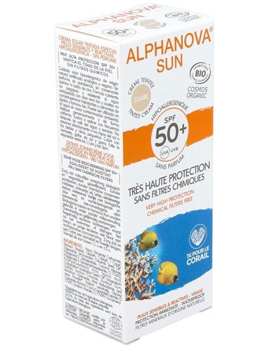 Solar Facial Spf50+ Color Light Hipoaler 50Gr. Bio de Alphanova