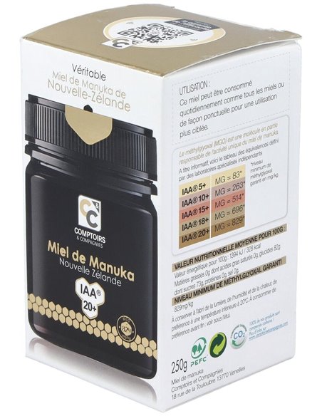 Miel De Manuka Iaa20+ 250Gr. de Comptoirs & Compagnies