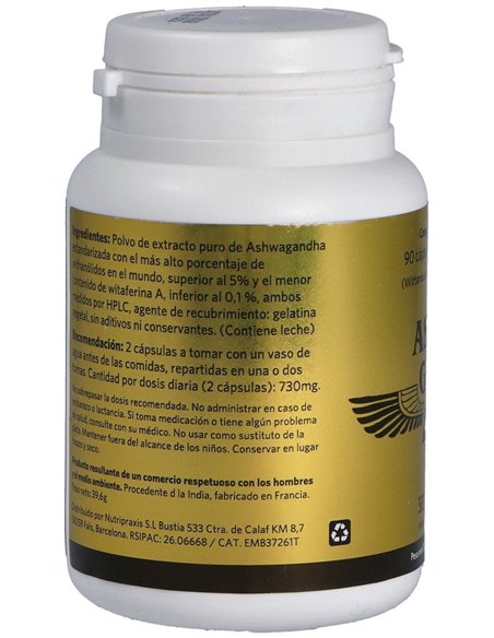 Ashwagold Ashwagandha 90Cap. de Serpens