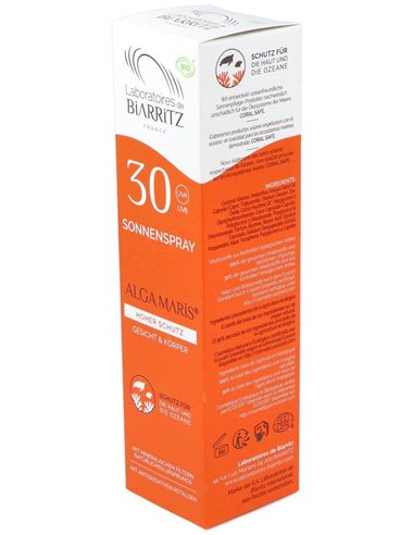 Spray Solar Cara Y Cuerpo Spf30 100Ml. Bio de Alga Maris - Lab. Biarritz