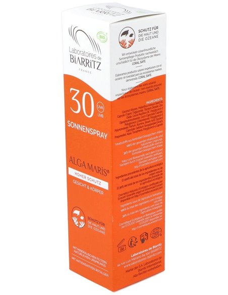 Spray Solar Cara Y Cuerpo Spf30 100Ml. Bio de Alga Maris - Lab. Biarritz