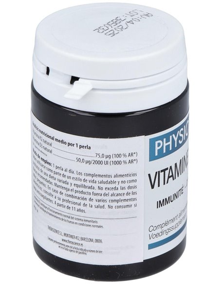 Physiomance Vitamina D3+K2 60Cap. de Physiomance