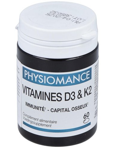 Physiomance Vitamina D3+K2 60Cap. de Physiomance