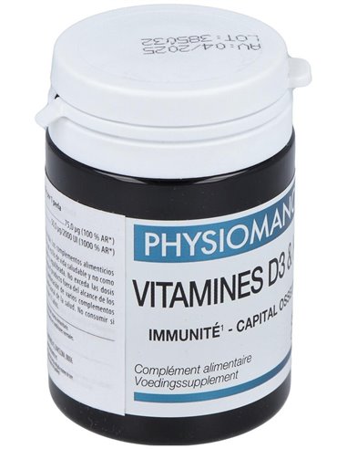 Physiomance Vitamina D3+K2 60Cap. de Physiomance