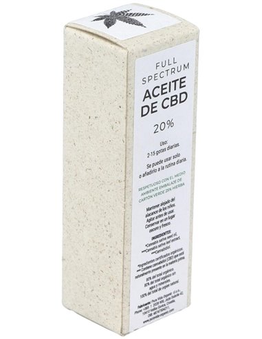 Cbd Oil Full Spectrum 20% 2000Mg. 10Ml. de Puravida Organic