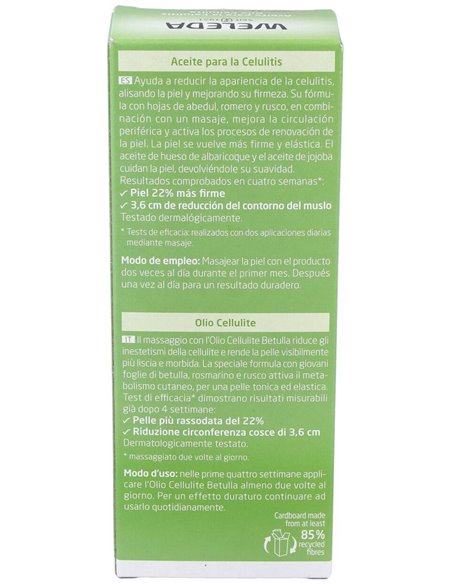 Aceite Anticelulitico De Abedul 100Ml. de Weleda