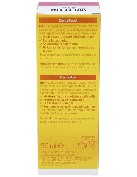 Crema Facial De Calendula Bebe 50Ml. de Weleda