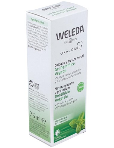 Gel Dentifrico Vegetal 75 Ml de Weleda