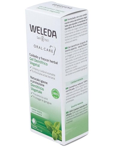 Gel Dentifrico Vegetal 75 Ml de Weleda