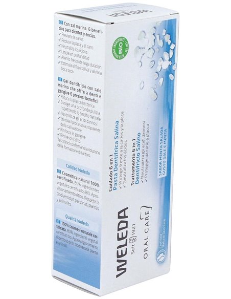 Pasta Dentífrica Salina 75ml  de Weleda