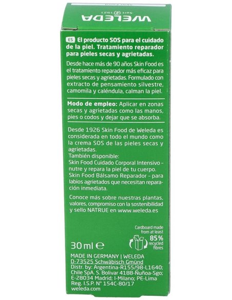 Skin Food Crema De Plantas Medicinales 30 Ml de Weleda